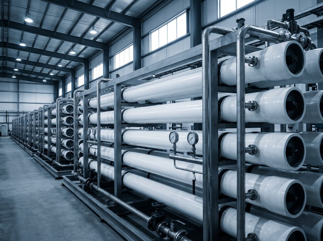 Reverse osmosis membrane hall